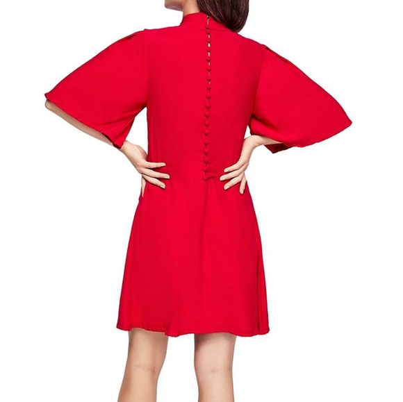 Free People Red Be My Baby Dress Size 10 NWT - Picture 2 of 6